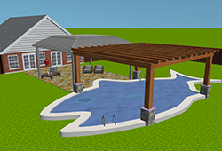 Kozyard Pergola Covered Pool